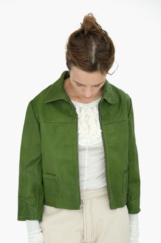 Little Leather Jacket,  Sunny Green
