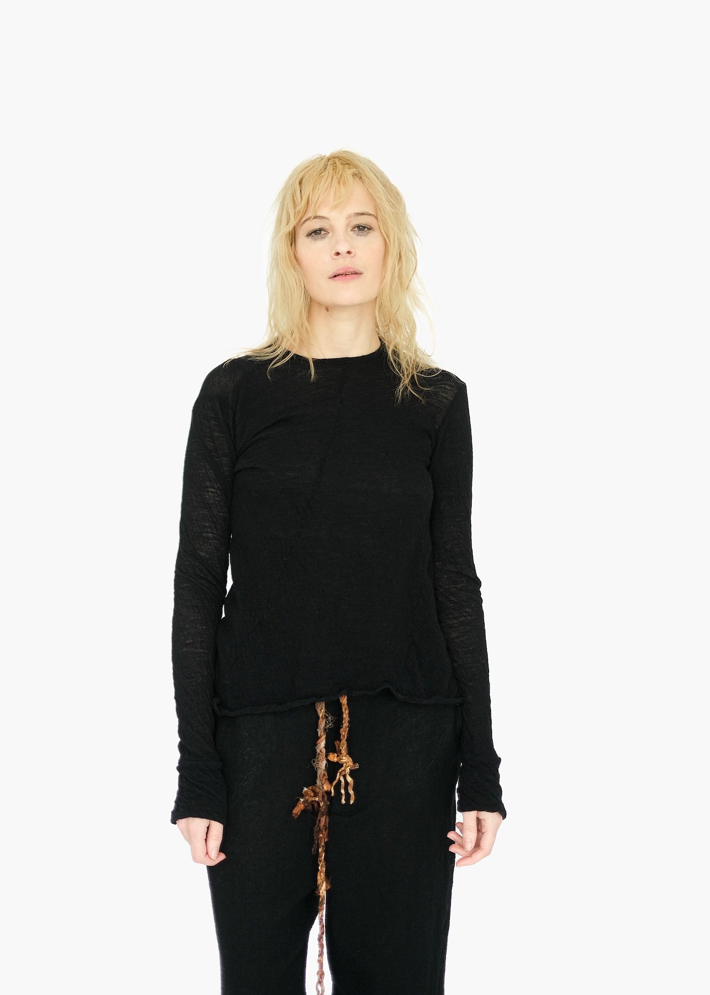 Wooly T-Shirt,  Black