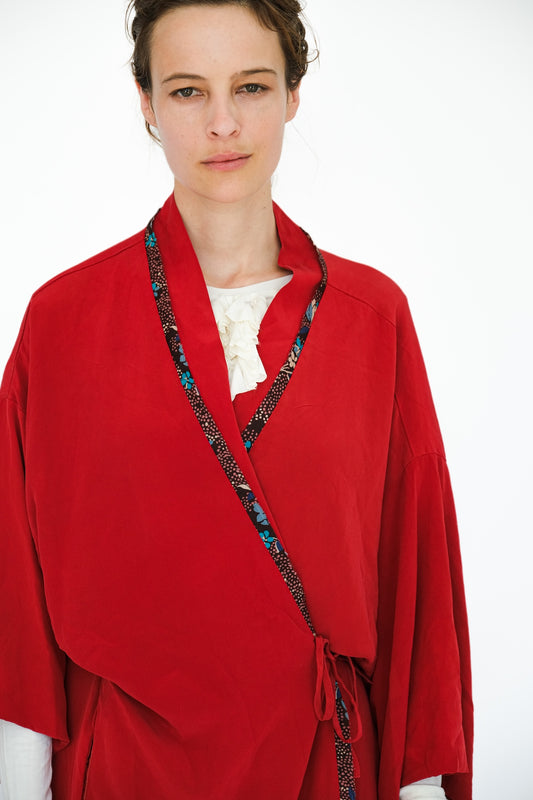 Double Kimono,  Crimson