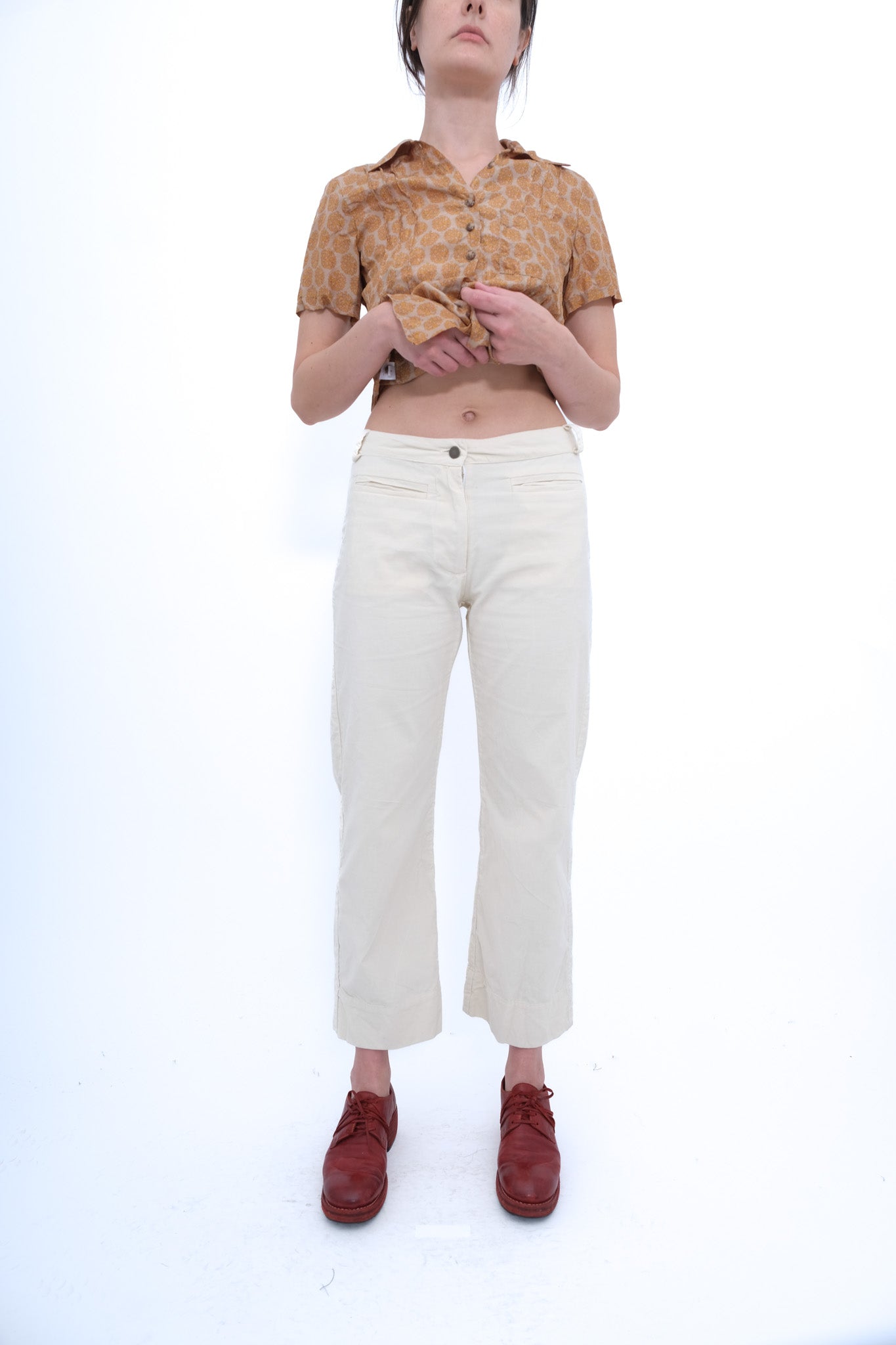 Corduroy Trousers - Ivory