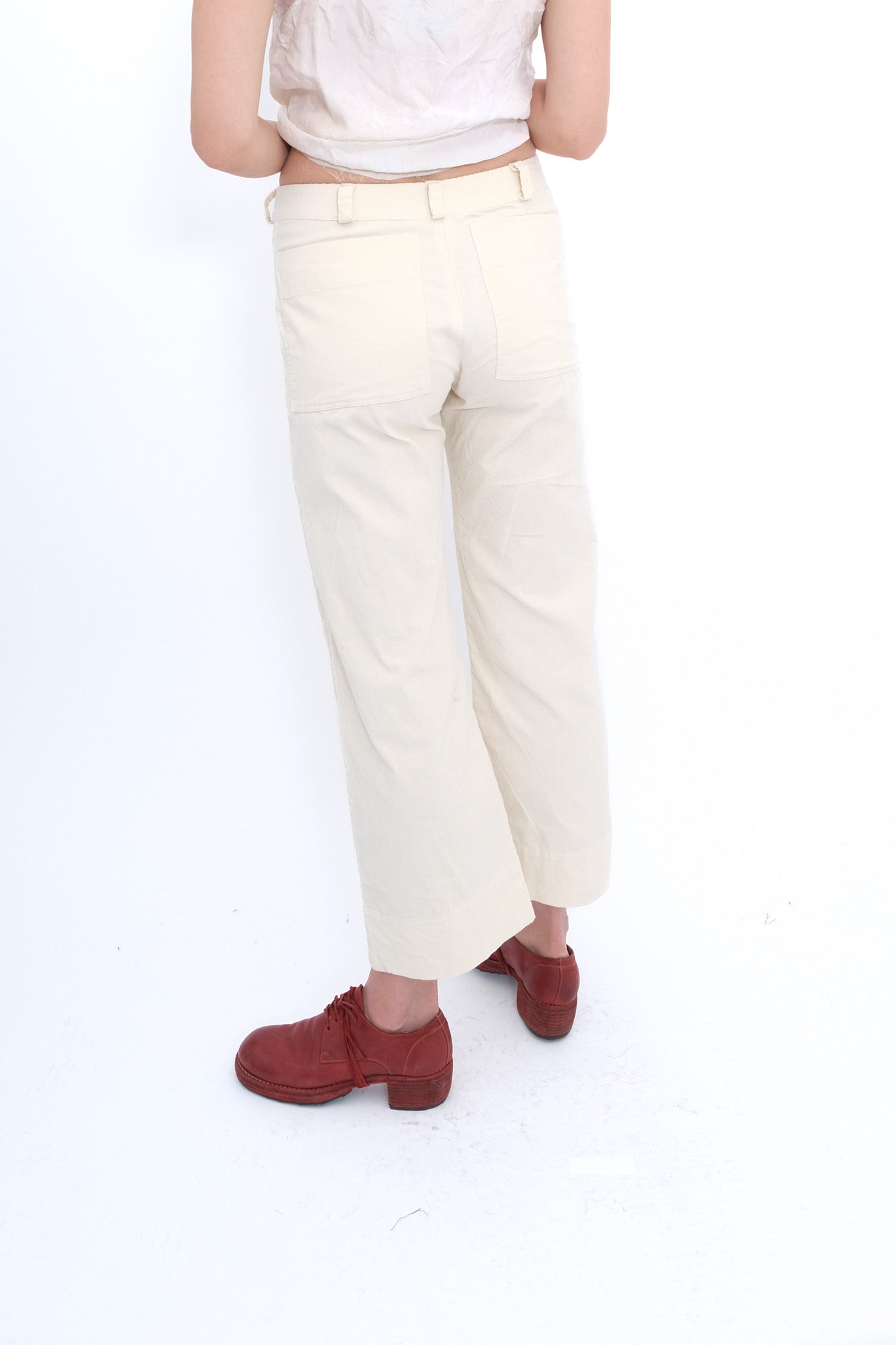 Corduroy Trousers - Ivory