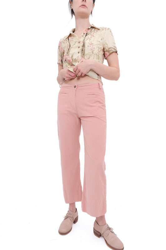 Corduroy Trousers - Rose
