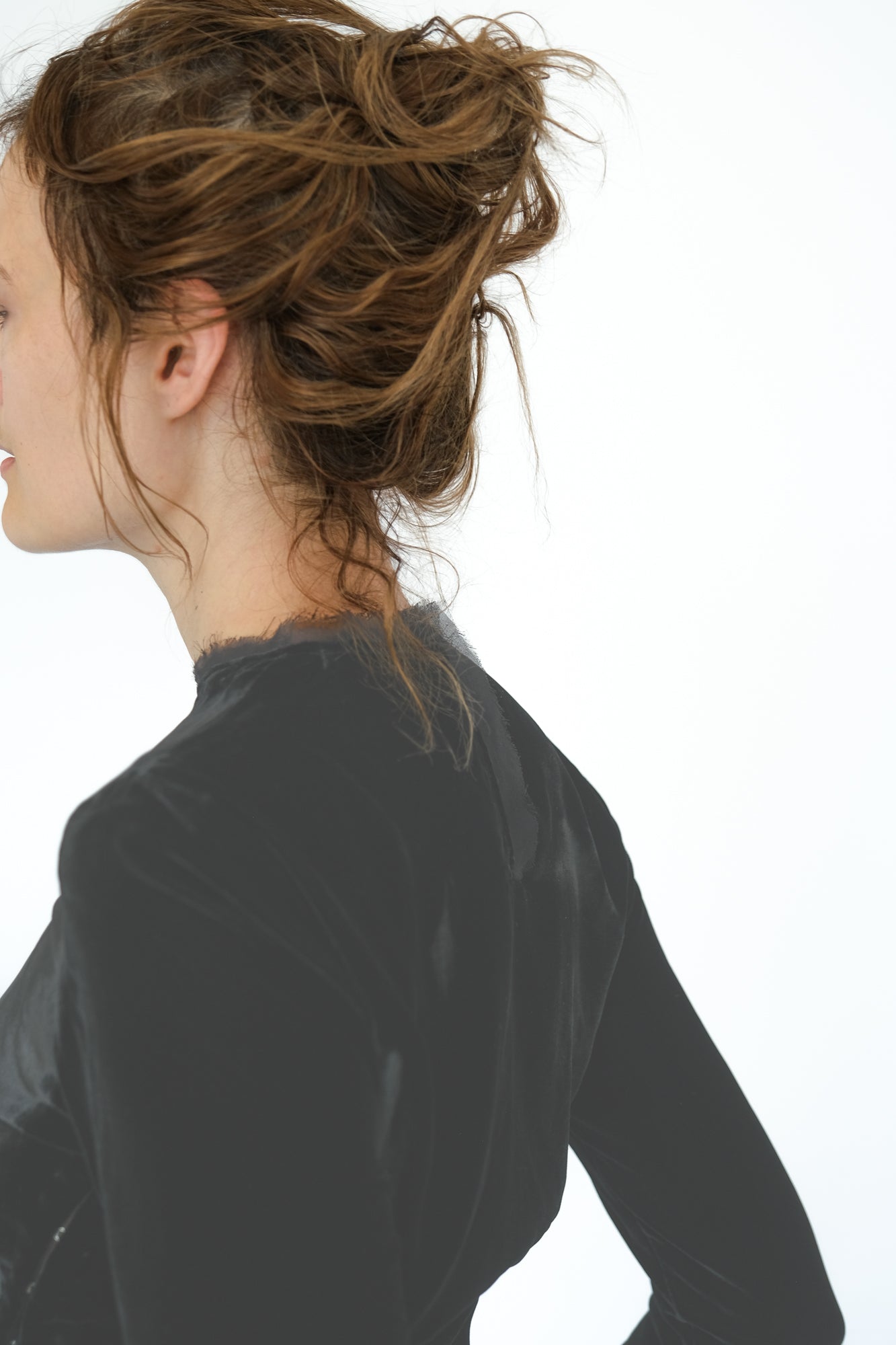 Velvet T-Shirt, Black