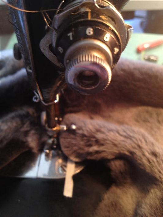 sewing leather vests