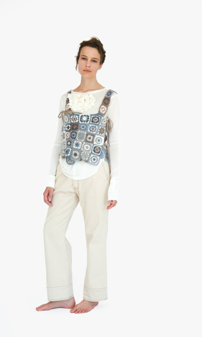 Crocheted Wrap Vest