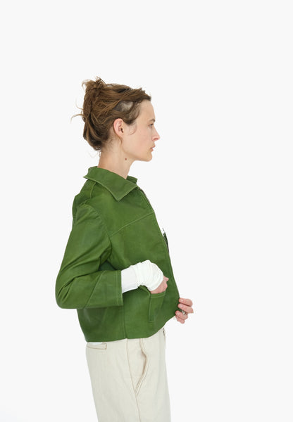 Little Leather Jacket,  Sunny Green