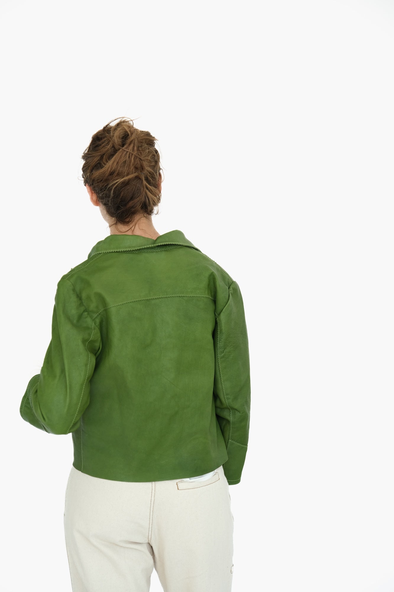 Little Leather Jacket,  Sunny Green