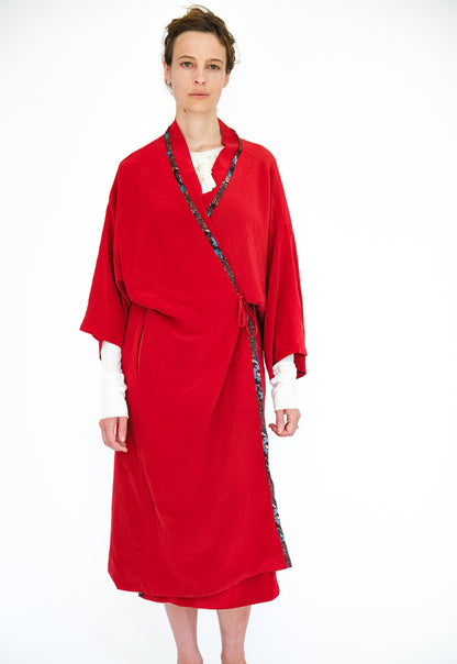 Double Kimono,  Crimson