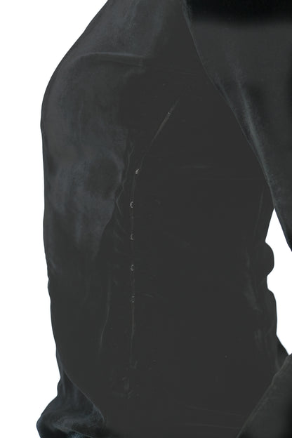 Velvet T-Shirt,  Black